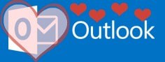 Outlook love, Gmail can do that