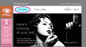 Editing Images with picmonkey