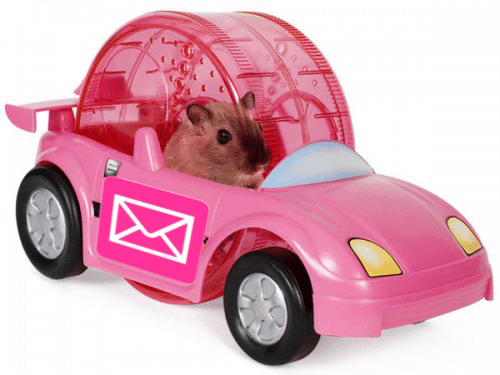 hamster powered email