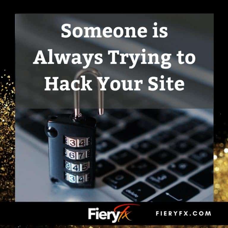 Someone is always trying to hack your WordPress website