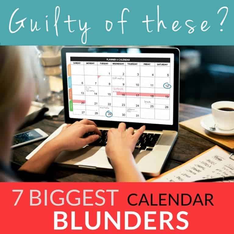 7 Calendar Blunders