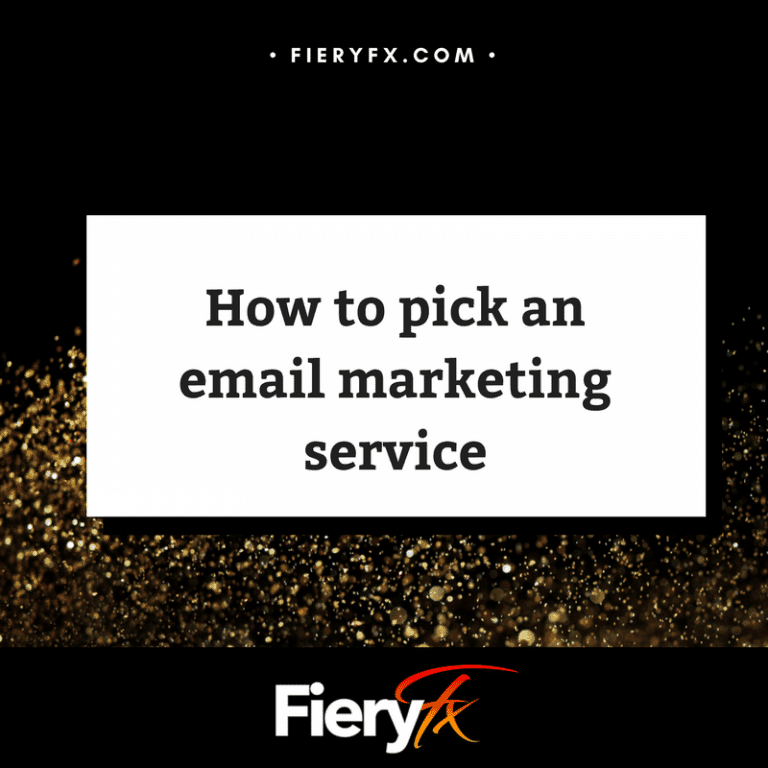 How to pick an email marketing service