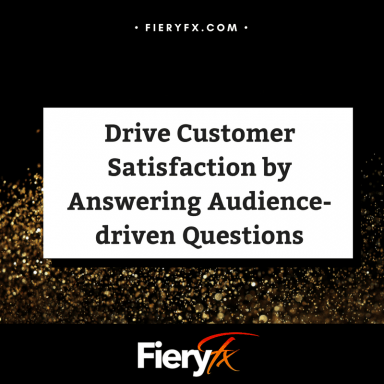 Drive Customer Satisfaction by Answering Audience-driven Questions
