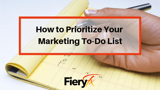 marketing to-do list