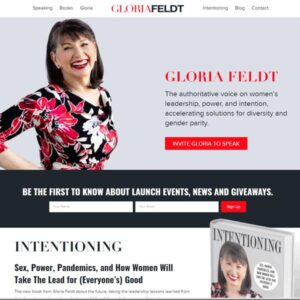 Gloria Feldt website by FieryFX