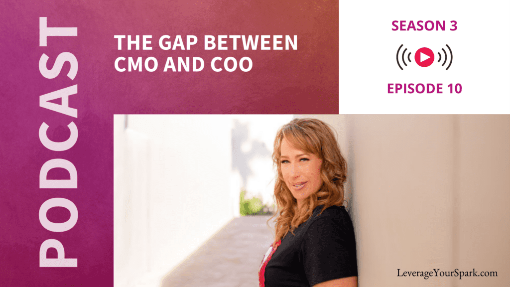 The Gap between CMO and COO Season 3 Leverage Your Spark